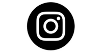 A black and white logo image of Instagram.