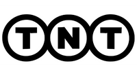 A black and white logo image of TNT.